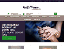 Tablet Screenshot of pacifictreasures.co.nz